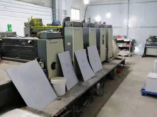 EI HAXT KOMORI L428+1 .Year1998.Pqc.Alcohol dampening.Sapc.Cocking.Chromed impression cylinder